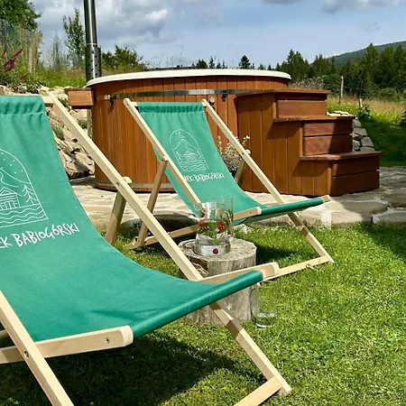 Nyaraló Babiogorski Z Jacuzzi Zubrzyca Górna