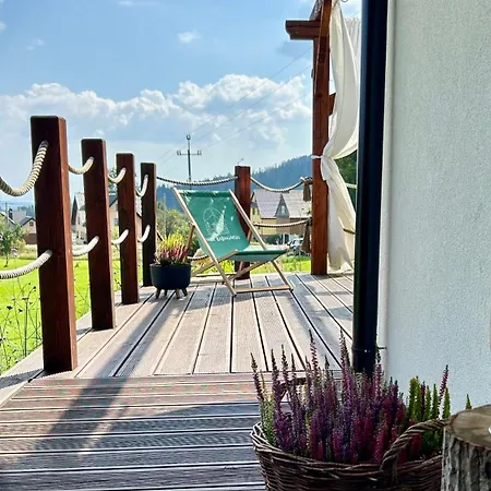 Nyaraló Babiogorski Z Jacuzzi Zubrzyca Górna
